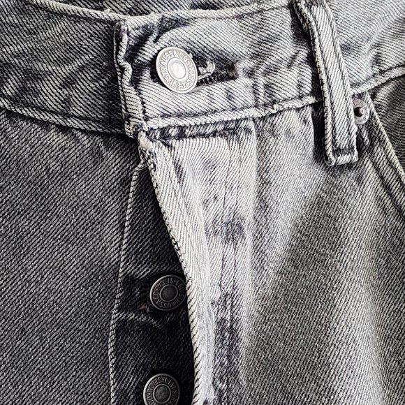 NWT Levi's Mens 501 93 Straight Jeans Mens Size 33x34 90s Distressed - Picture 3 of 6